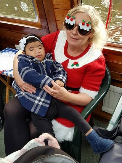 Santa boat