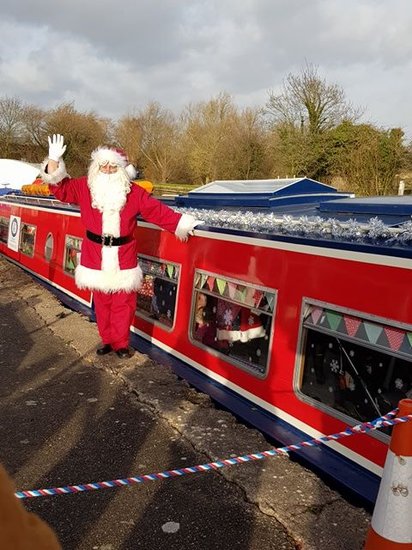 Santa boat