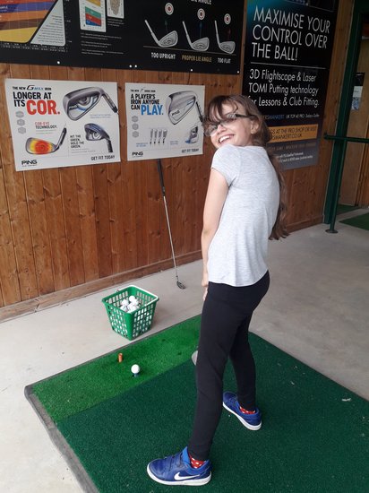 On the driving range